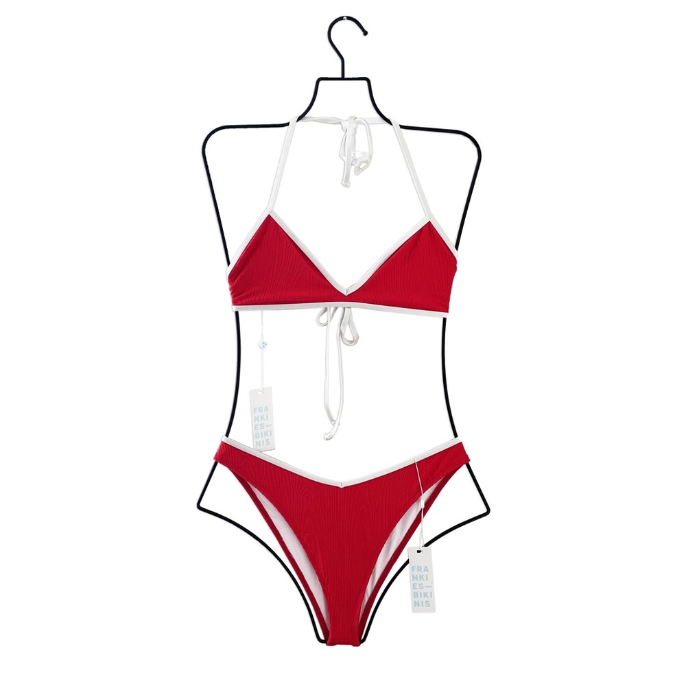 Frankie’s Bikinis Flame Bikini Set